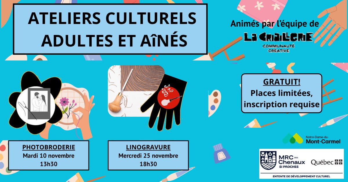 Atelier photobroderie | Notre-Dame-du-Mont-Carmel